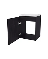 Haigleer Creek Bathroom Vanity with Integrated Sink and Faucet