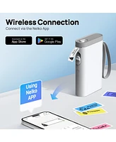 P21-a Label Maker Machine with Tape, Label Printer Thermal Mini Label Makers with Built-in Cutter and Multiple Templates, Portable Printers for School