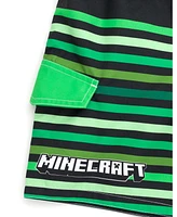 Minecraft Steve Creeper Alex Skeleton Swim Trunks Bathing Suit Toddler to Big Kid