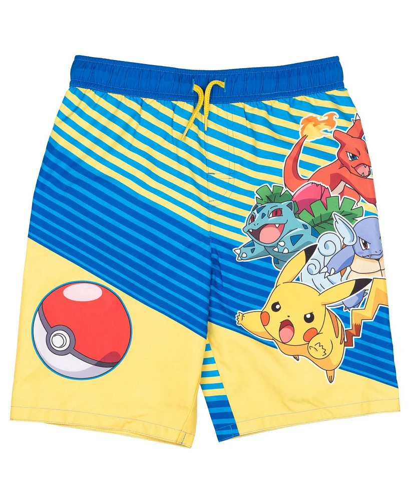 Pokemon Boys Swim Trunks Bathing Suit