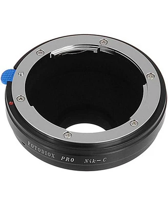 Fotodiox Mount Adapter for Nikon F-mount Lens to C-Mount Cine and Cctv Camera, 1" Screw Mount