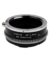 Fotodiox Vizelex Nd Throttle Lens Mount Adapter with Built-In Variable Nd 1 to 8 Stops Filter for Canon Eos Ef/Ef-s D/Slr Lens to Select-l-Mount Mirro