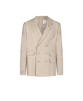 Pcfg Men's Free Heaven Linen Oversized Blazer