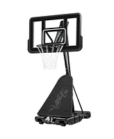 Best Choice Products Adjustable 4.4-10ft Basketball Hoop, Portable Goal w/Shatterproof Backboard