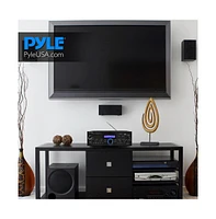 Pyle Bluetooth Stereo Amplifier Receiver with Fm Radio & Usb - PDA5BU