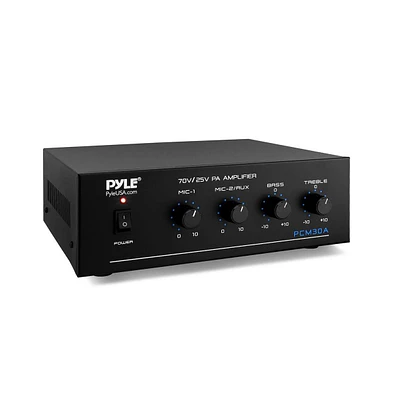 Pyle 60W Power Amplifier with Bluetooth, Fm Radio & Usb - PCM30A