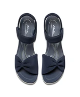 Clarks Cloudsteppers Women's Breeze Rae Sara Riptape Flat Sandals