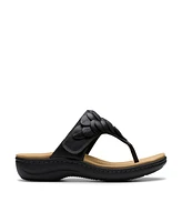 Clarks Collection Women's Laurieann Palm Flip-Flop Sandals