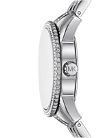 Michael Kors Women's Bryant Chronograph Silver-Tone Stainless Steel Watch, 35mm