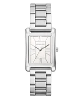 Michael Kors Women's Essex Silver-Tone Stainless Steel Watch, 26x36mm