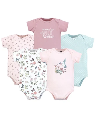 Hudson Baby Girls Cotton Bodysuits