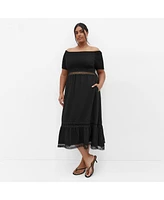 City Chic Plus Aura Midi Dress