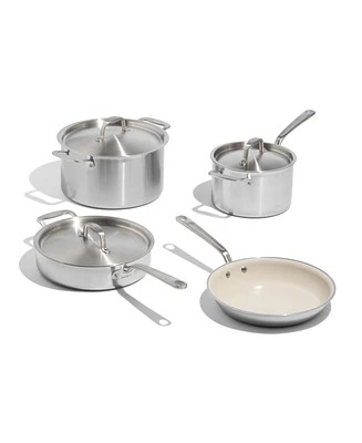 Made In CeramiClad 7-Piece Cookware Set