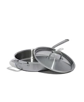 Made In Stainless Steel Clad 3.5-Quart Saute Pan with Lid