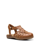 Clarks Collection Women's Elizabelle Mia Riptape Flat Sandals