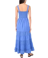 Vince Camuto Women's Tiered Eyelet Maxi Dress