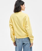 Hugo Women's Crewneck Long-Sleeve Logo Sweatshirt