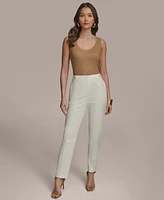 Donna Karan New York Women's High Rise Slim-Leg Pants