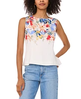 Vince Camuto Women's Floral-Print Sleeveless Top