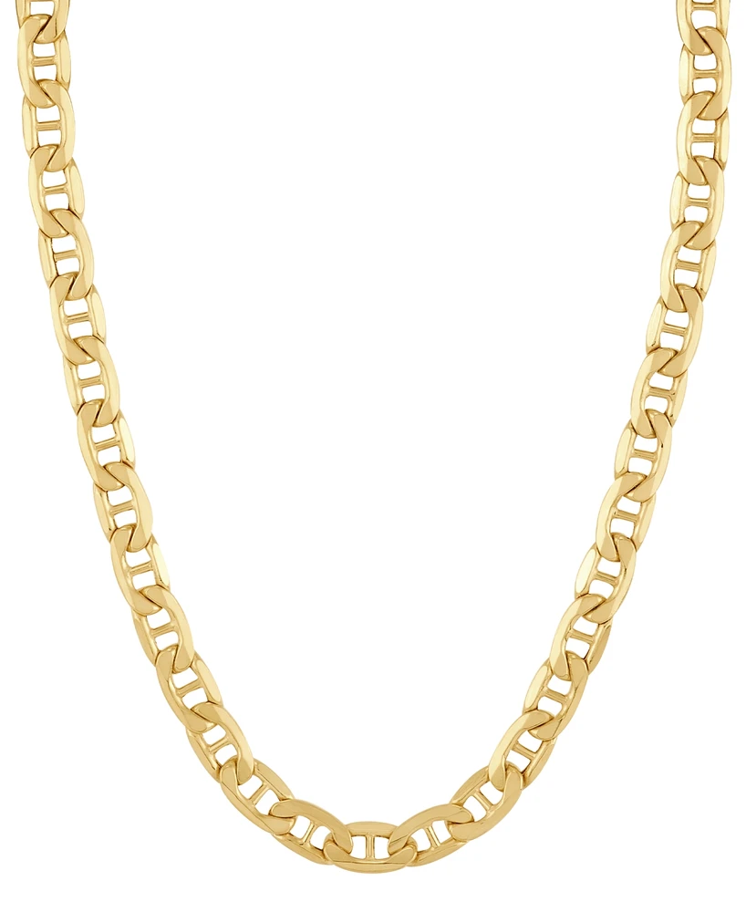Italian Gold Polished Mariner Link 20" Chain Necklace (5.5MM) in 14k Gold