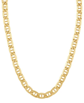 Italian Gold Polished Mariner Link 20" Chain Necklace (5.5MM) in 14k Gold