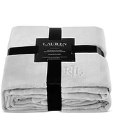 Lauren Ralph Micromink Plush Blanket, Full/Queen