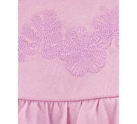 Carter's Baby Girls Cotton Pom-Pom Sunsuit Dress