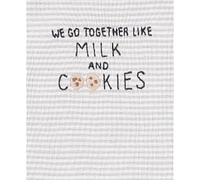 Carter's Baby Milk & Cookies Little Character Cotton Bodysuits Pants, 3 Piece Set