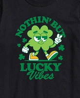 Airwaves Men's St Patrick's Nothin' But Lucky Vibes Short Sleeve T-Shirt
