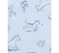 Carter's Baby 5-Pk. Cotton Dog-Print Short-Sleeve Bodysuits