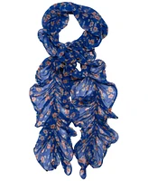 Lauren Ralph Lauren Resort Floral Ruffle Scarf