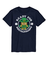 Airwaves Men's Garfield Ready For Shenanigans Short Sleeve T-Shirt