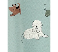 Carter's Baby Boys Cotton Dog-Print Sleep & Play Pajamas