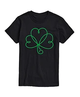 Airwaves Men's St Patrick's Day Clover Short Sleeve T-Shirt