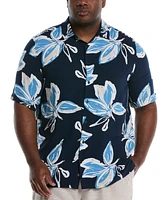 Cubavera Men's Big & Tall Classic-Fit Tropical Floral Button-Down Shirt
