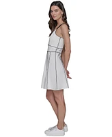 Karl Lagerfeld Paris Women's Tipped Tennis Dress