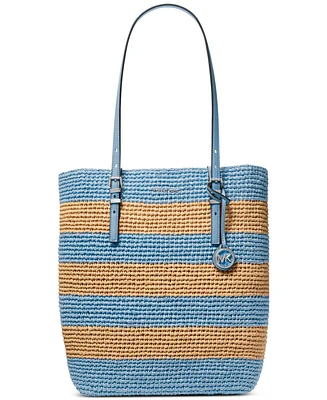 Michael Kors Quinn Large North South Woven Tote