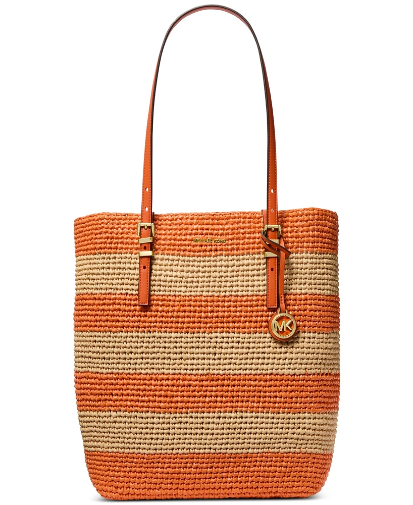 Michael Kors Quinn Large North South Woven Tote