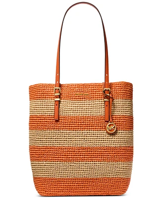 Michael Kors Quinn Large North South Woven Tote