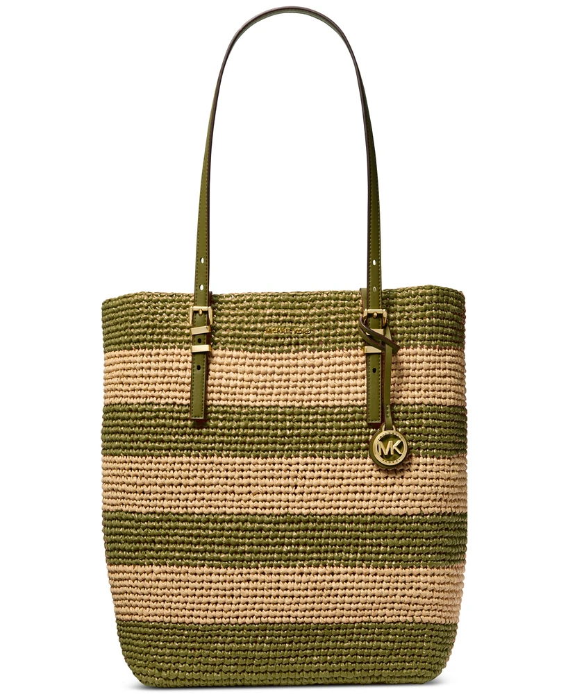 Michael Kors Quinn Large North South Woven Tote