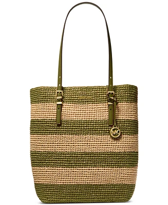 Michael Kors Quinn Large North South Woven Tote