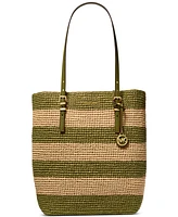 Michael Kors Quinn Large North South Woven Tote