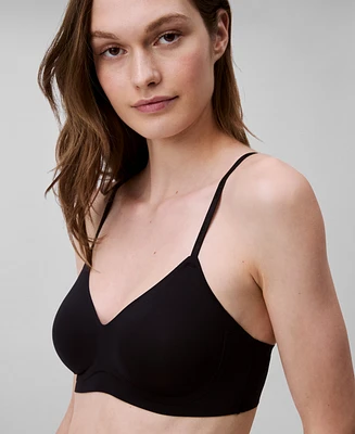 Calvin Klein Women's Invisibles Gel Wire Lightly Lined Bralette QF7142
