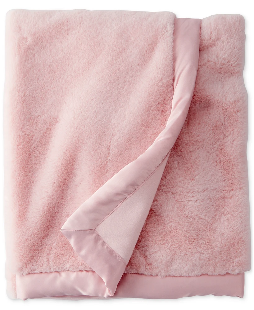 Carter's Baby Girls Plush Faux-Fur Blanket