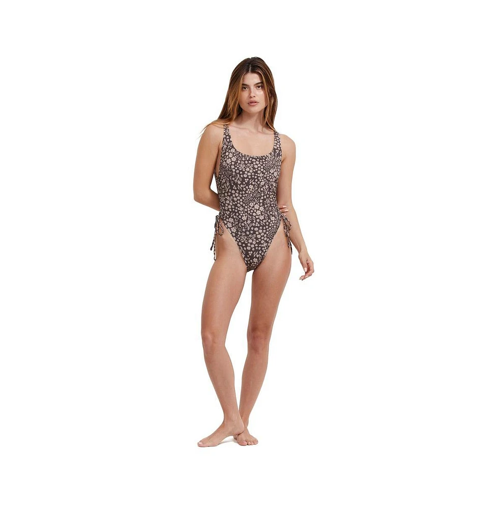 Flirrt Gottex Women's Bella Flora Scoop Neck One Piece