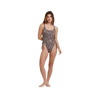 Flirrt Gottex Women's Bella Flora Scoop Neck One Piece