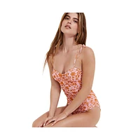 Flirrt Gottex Women's Flirtt Lolita Underwire Balconette One Piece Swimsuit