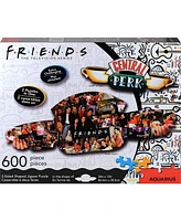 Friends Central Perk & Collage 600 Piece 2 Sided Die Cut Jigsaw Puzzle