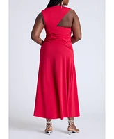 Eloquii Plus Peekaboo Back Dress