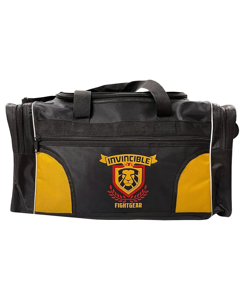 Invincible Hold-All Gym Bag, Breathable Duffle Mesh Bag for Boxing, Mma, Kickboxing, Wrestling & Sports, Waterproof & Rip-Stop Nylon – Medium,